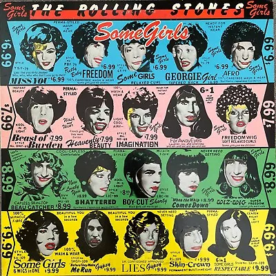 ~~  The Rolling Stones -  Some Girls  - 1978- Vintage Lp Record -uncensored ~~ • $10