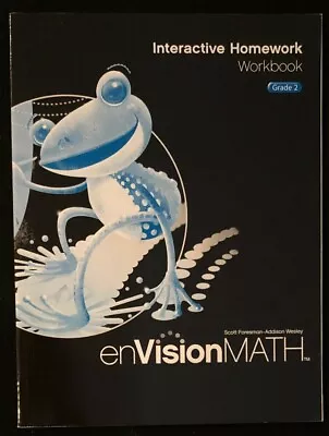 2nd - EnVision Math Interactive HOMEWORK WORKBOOK - Teachers/Homeschool/Tutors • $9.99
