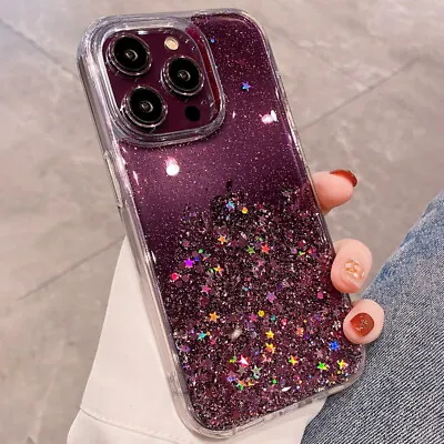 For IPhone 14 13 12 11 Pro Max XR XSMAX 8 7 Bling Glitter Shockproof Case Cover • $7.03