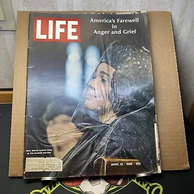 Life Magazine April 19 1968 Martin Luther King Funeral Service Issue • $7