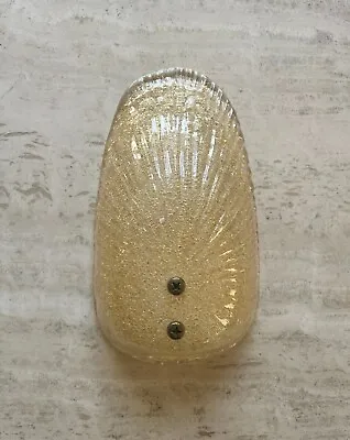 Vintage Murano Wall Sconce Light Gold From Italy • $220