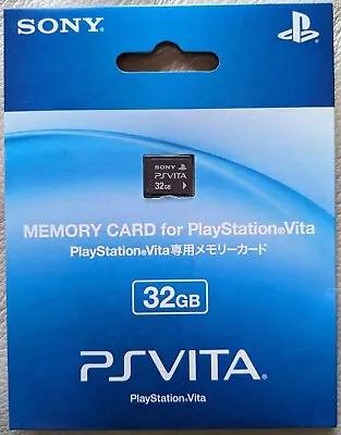 PlayStation Vita Memory Card 32GB New And Sealed | Model PCH-Z321 J 4-413-829-02 • $128.03