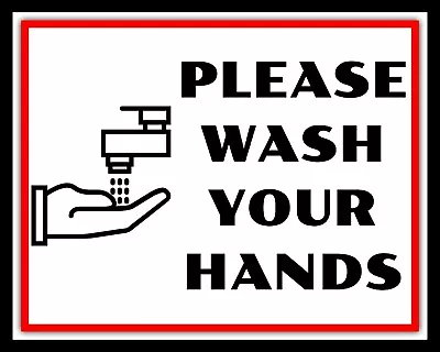 Wash Your Hands Loo Toilet Bathroom Metal Sign Others Listed 1631 • £4.99