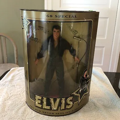Elvis 68 Special Black Leather Suit Microphone In Original Box • $21