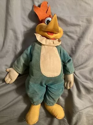 Vintage 16” Mattel 1963 Woody Woodpecker Talking Doll Toy *Talks* • $85