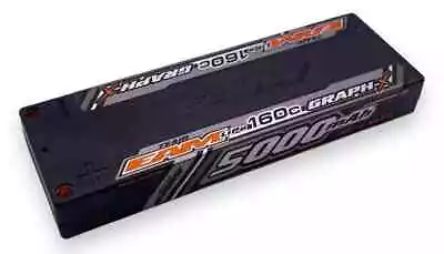 EAM50160-2  Team EAM 2S 7.2v 5000mAh 160C  Graph-X Li-Po Battery W/ 5mm Bullets • $80