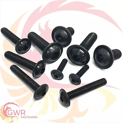 £5.81 • Buy M3 M4 M5 M6 M8 Socket Flange Button Head Screws Flanged Allen Bolts High Tensile
