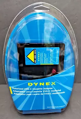 DYNEX MOTORIZED VHS-C Cassette Adapter PLAY YOUR HOME MOVIES ON VCR From VHS-C • $35