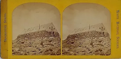 Tip Top House Mt Washington NH C 1860s Stereoview • $10.76