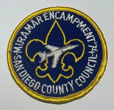 San Diego County Miramar Encampment Air   Boy Scout Patch TK0 • $7.43