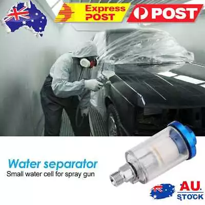 High Pressure 1/4 Inch Water Oil Separator Inline Air Hose Filter Moisture Trap • $10.79