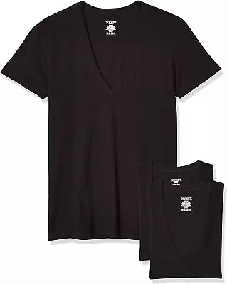 2(X)IST Mens Essential Cotton Slim Fit Deep V Neck T-Shirt 3-Pack • $58.94