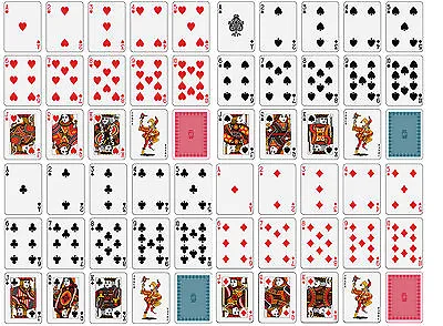 A Full Deck Of Playing Cards (all Suits) Edible Rice / Wafer Paper • £3