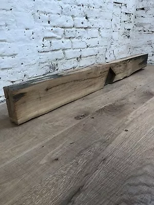 Reclaimed Oak Beam Lintel Mantel Board Plank Slab • £57