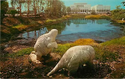 C1960 Rancho La Brea Tar Pits Hancock Park Los Angeles California Postcard B • $9.99