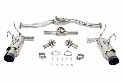 Invidia N1Exhaust For Honda S2000 AP1 AP2 Dual Exit W/ Burnt Titanium Look Tips  • $776.71