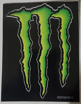 Single Monster Energy Sticker - 3  X 4  | Authentic Decal For Energy Drink Fans • $2.99