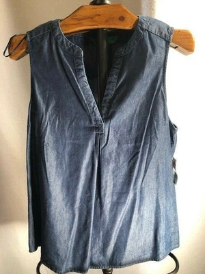 $5.98 • Buy Women's DIP Navy Blue Tank Top Sleeveless Size Medium
