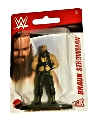 WWE Micro Collection Braun Strowman Mini Figure 3” Cake Topper Mattel New Sealed • $7.99