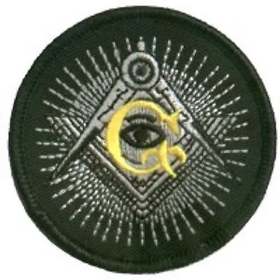 Mason's Masonic Embroidered Iron On  Patch #3 • $5.50