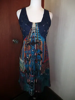 Save The Queen Fabulous Stretchy Silk Blend Dress Size M/l • $80