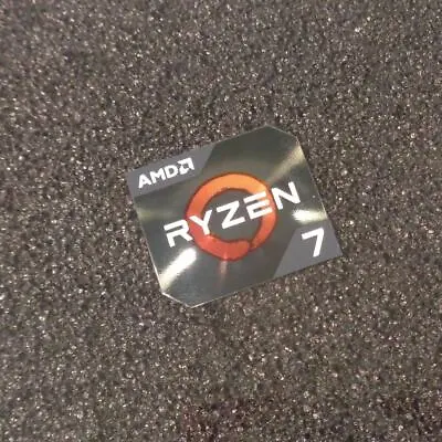 AMD RYZEN 7 Cpu PC Logo Label Decal Case Sticker Badge [450d] • $2.69