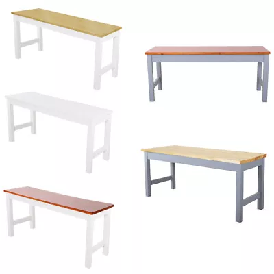 £39.95 • Buy 3FT Dining Kitchen Bench Living Room Hallway Shoe Chair Seat Pine Wood Furniture