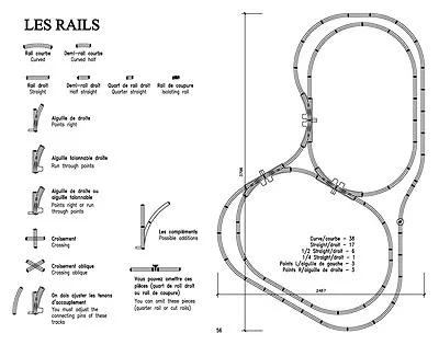 56 HORNBY O Track Layouts – Sent In PDF Format By Email. 56 Réseaux HORNBY • £5.50