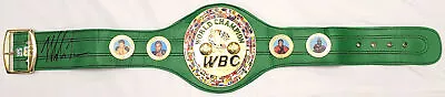 Mike Tyson Autographed World Champion WBC Belt Beckett BAS Witness #WX99794 • $599