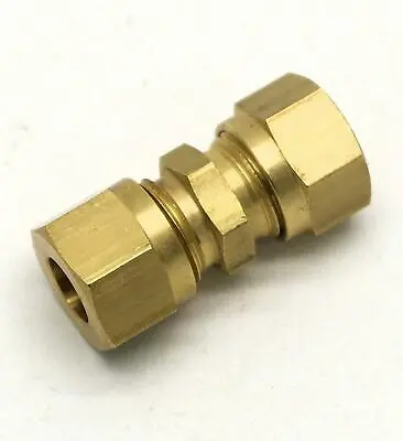 £7.03 • Buy British Made 8mm TO 6mm REDUCING BRASS COMPRESSION FITTING  (18)