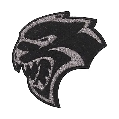 Jaguar Head  Logo Iron On Patch Sew On Embroidered Patch Badge  • £2.49