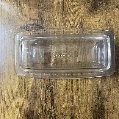 Vintage Pyrex Clear Glass Butter Dish #72-B Base Mid Century Modern USA • $13.88