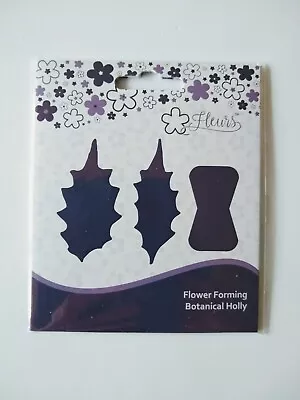 £6.90 • Buy Fleurs Flower Forming Botanical Holly Die Set  Flower Making  Crafts Leaves