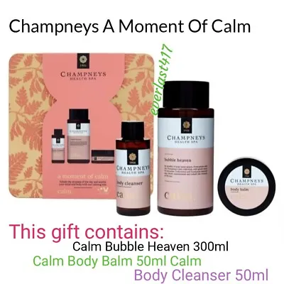 Champneys Health Spa A Moment Of Calm  Fabulous Beauty Tin Pack Gift Set  • £19.90