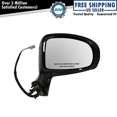 Mirror Power Heated Smooth Black Passenger Side Right RH For 09-13 Toyota Venza • $53.99