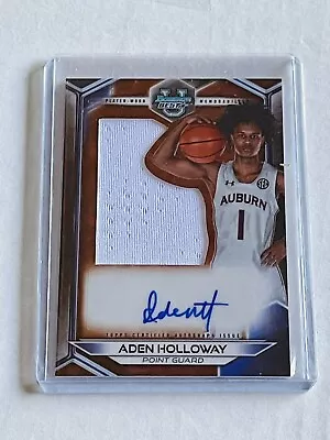 Aden Holloway 2023-24 Bowman's Best University Jumbo Patch Auto #PJR-AH Auburn • $9.95