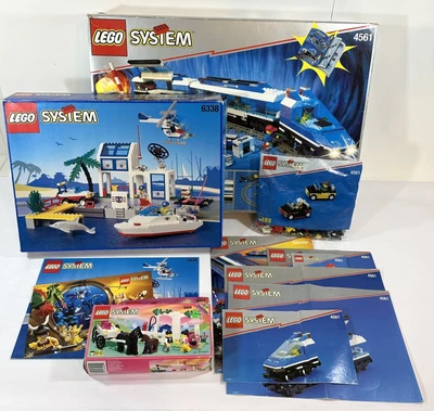 £27.10 • Buy LEGO Vintage 90s EMPTY BOX LOT 6338 Hurricane Harbor 4561 Train 6404 Paradise