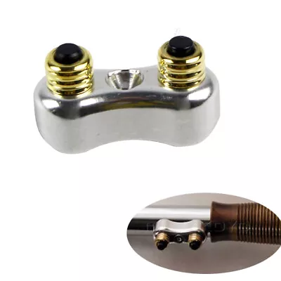 Motorcycle 7/8  1  Handlebar Silver Mini Dual Push Button Switch Kit For Harley • $25.77