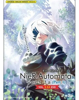 Nier Automata Ver1.1a (part 1) - Anime Dvd (1-12 Eps) (eng Dub) Ship From Us • $18.44