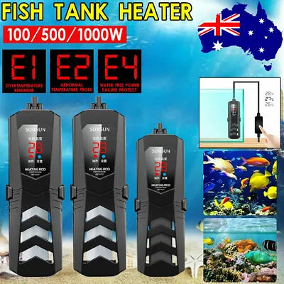 $69.89 • Buy  SUNSUN PTC Aquarium Submersible  Heater Fish Tank Auto Thermostat 100W-1000W AU
