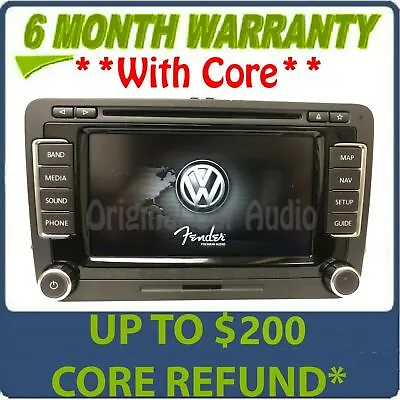 2010 - 2015 Volkswagen VW OEM Fender Premium RNS-510 GPS Navigation Receiver • $769