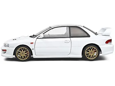 1998 Subaru Impreza 22B RHD (Right Hand Drive) Pure White With Gold Wheels 1/18 • $92.47