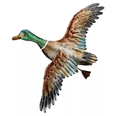 Mallard Duck In Flight Metal Wall Art Wild Life Decor • $35.95