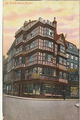 BRISTOL OLD DUTCH HOUSE HIGH STREET - Vintage POSTCARD (Bombed In WW2) • $7.61