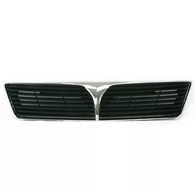 AM Upper Chrome Front Black Grille For 02-03 Mitsubishi Lancer Except Evolution • $44.35