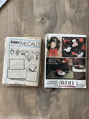 McCalls Patterns Designed Exclusively For Avon  10 Christmas Patterns Preowned • $9.95