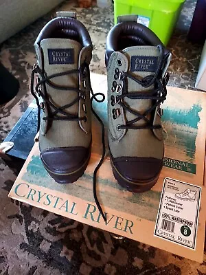 Crystal River Proffesional Wading Shoes Size 8 Mens. 1000 Denier Fabric Rubber • $25