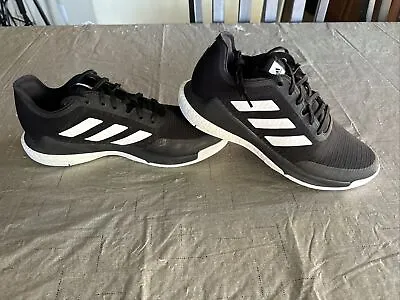 Adidas Crazyflight Black/White Volleyball Shoes • $49