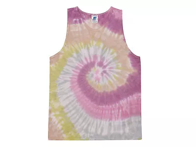 Multi-Color Tie Dye Tank Tops  Sleeveless T-Shirts Adult XXL 100% Cotton  • $16.90