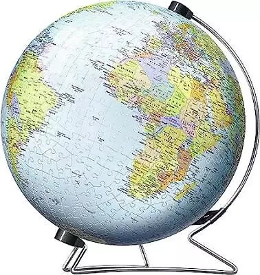 Ravensburger 3D Jigsaw Puzzle;  World Globe With Display Stand;  540 Pieces • $29.95